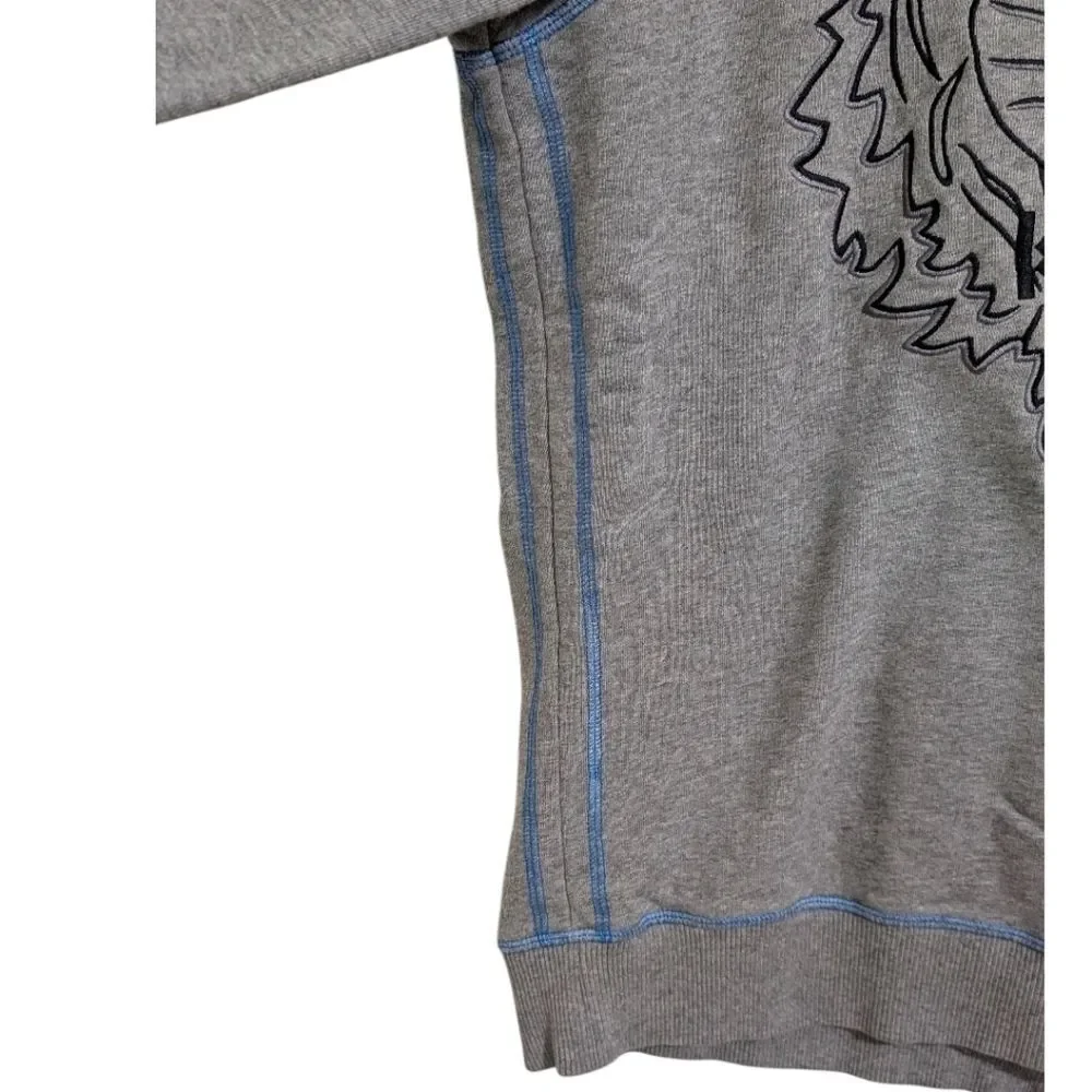 Kenzo Paris Tiger Head Embroidered Sweatshirt - Grey Men's XS